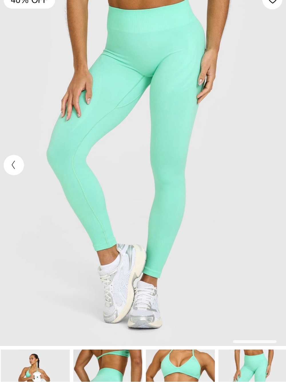 Oner Active NEW effortless lift Mint Green Active Leggings